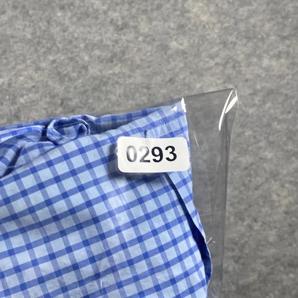 Brooks Brothers Mens Button Down Shirt Blue Gingham Check Long Sleeve Size L 346 - Picture 7 of 7